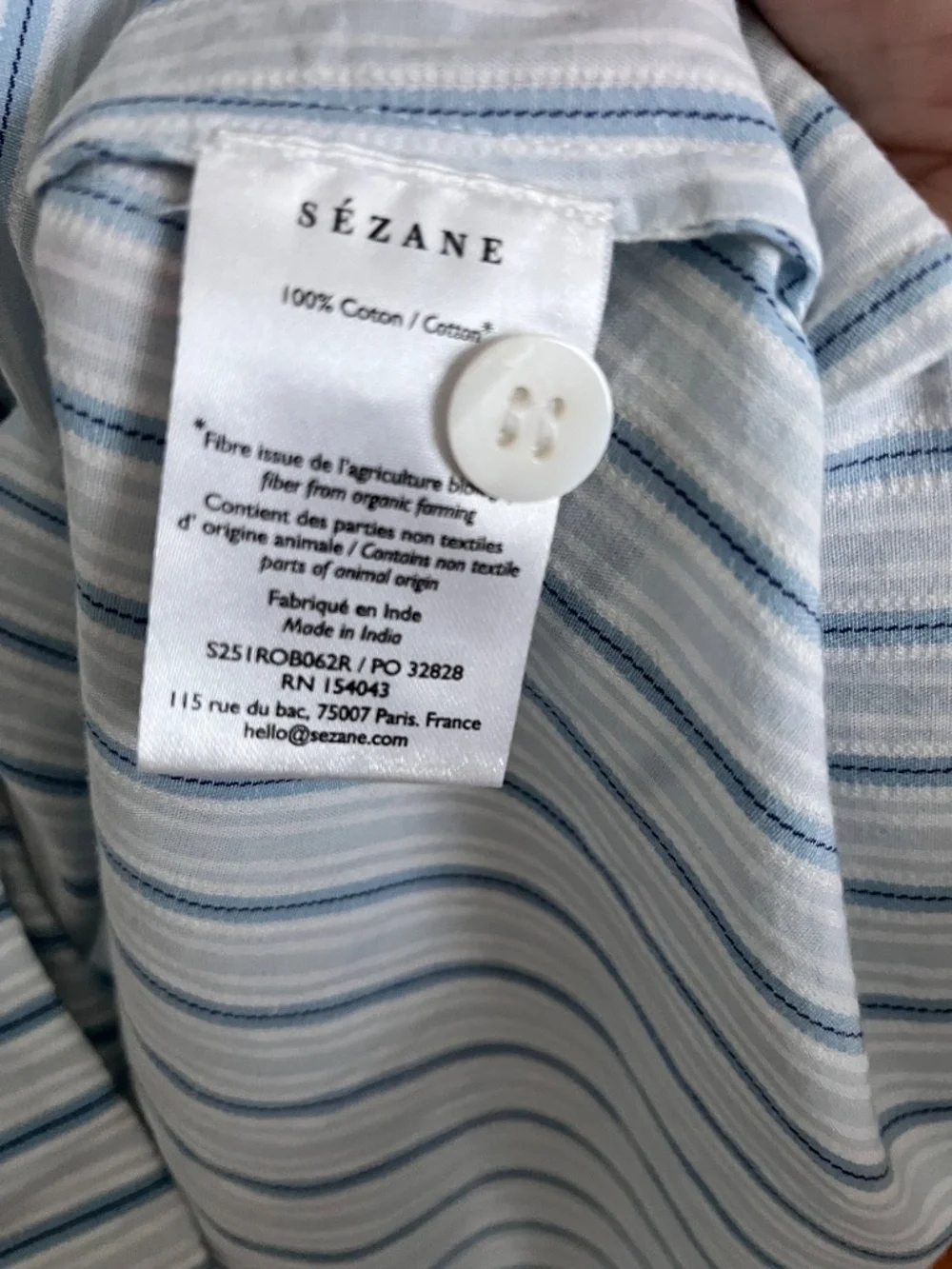 Sezane wrap dress